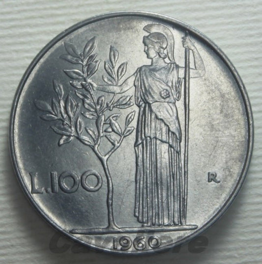 4437 - 100 Lire Ac Minerva 1960