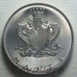 4529 - Malta 2 Pounds Ag 1973