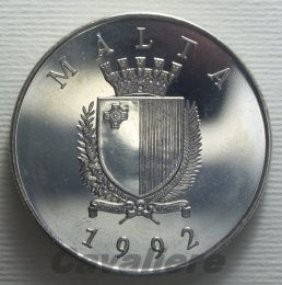 4530 - Malta 5 Liri Ag 1992