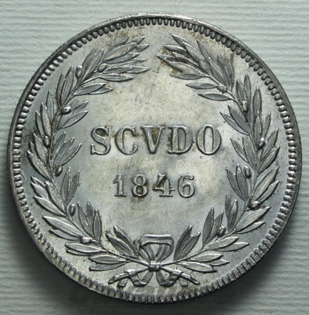 5176 - Roma Scudo Ag 1846 Anno XVI