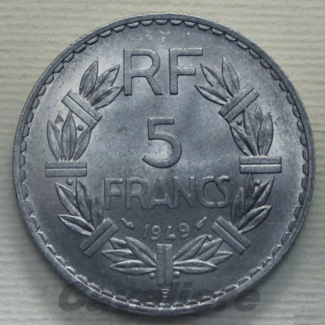 5798 - Francia 5 Franchi Al 1949 B