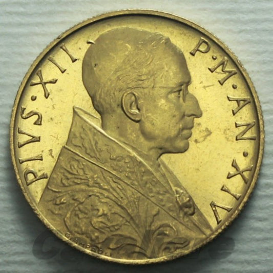 5928 - Pio XII 100 Lire Au 1952 -RR-