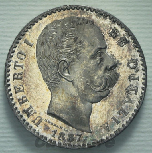 6008 - 2 Lire Ag 1887